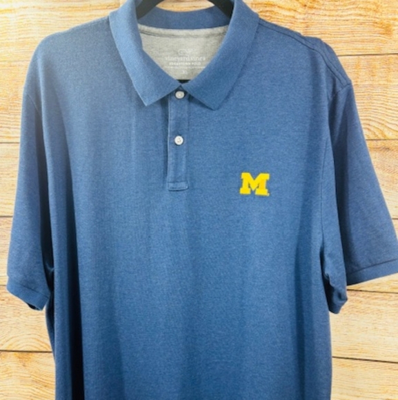 Vineyard Vines Other - Vineyard Vines Michigan Mens Golf Polo Size XL